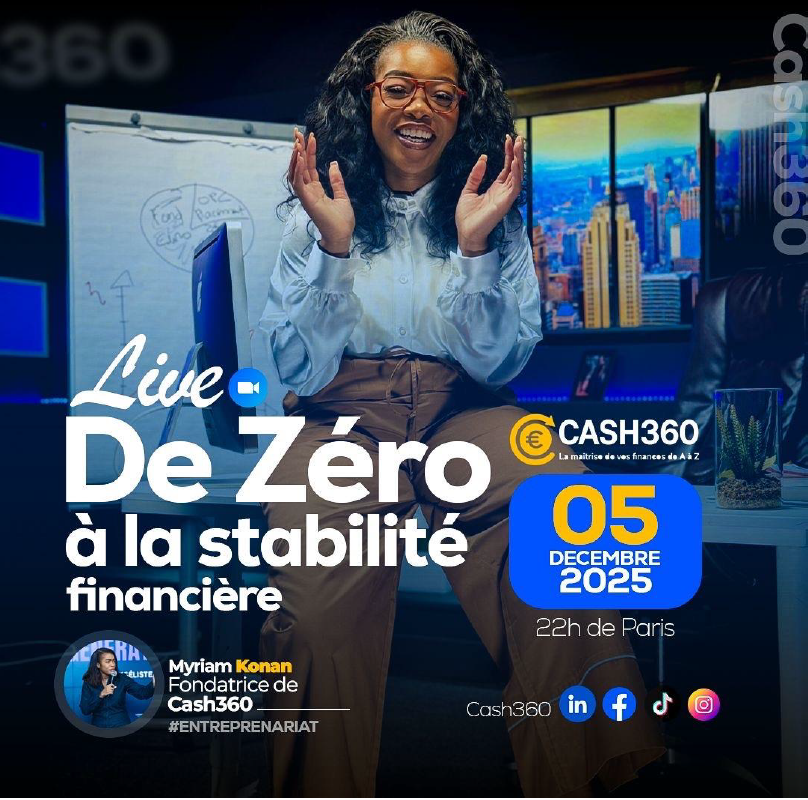 Cash360 – Masterclass et système pour reprendre le contrôle de vos finances